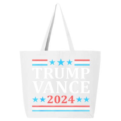 Trump Vance 2024 Us Flag Election President 2024 25L Jumbo Tote