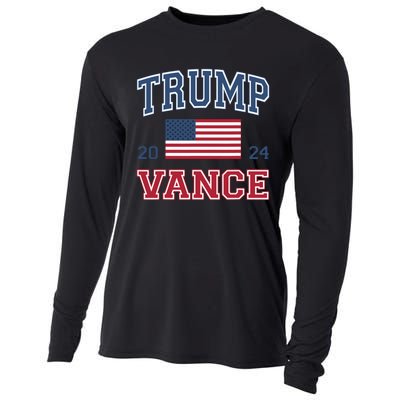 Trump Vance 2024 Donald Trump Jd Vance For President Cooling Performance Long Sleeve Crew