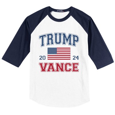 Trump Vance 2024 Donald Trump Jd Vance For President Baseball Sleeve Shirt