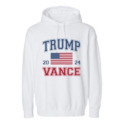 Trump Vance 2024 Donald Trump Jd Vance For President Garment-Dyed Fleece Hoodie