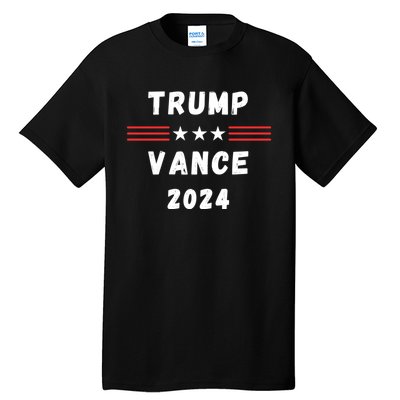 Trump Vance 2024 Vote Trump Vance 24 Im Voting Trump Vance Tall T-Shirt