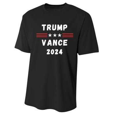 Trump Vance 2024 Vote Trump Vance 24 Im Voting Trump Vance Performance Sprint T-Shirt