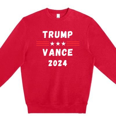 Trump Vance 2024 Vote Trump Vance 24 Im Voting Trump Vance Premium Crewneck Sweatshirt