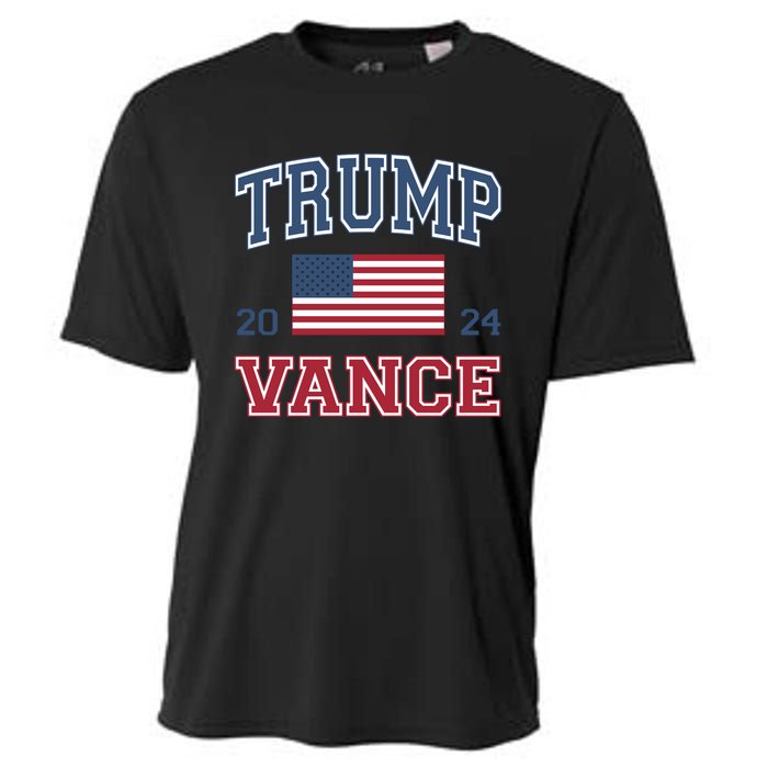 Trump Vance 2024 Donald Trump J.D. Vance For President Cooling Performance Crew T-Shirt