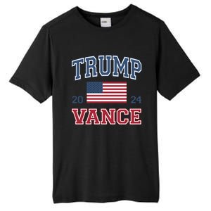 Trump Vance 2024 Donald Trump J.D. Vance For President Tall Fusion ChromaSoft Performance T-Shirt