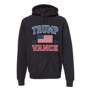 Trump Vance 2024 Donald Trump J.D. Vance For President Premium Hoodie