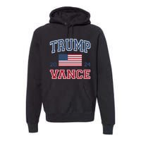 Trump Vance 2024 Donald Trump J.D. Vance For President Premium Hoodie