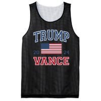 Trump Vance 2024 Donald Trump J.D. Vance For President Mesh Reversible Basketball Jersey Tank