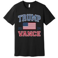 Trump Vance 2024 Donald Trump J.D. Vance For President Premium T-Shirt