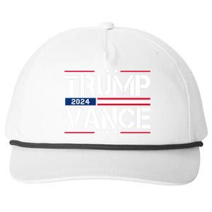 Trump Vance 2024 Usa Election Snapback Five-Panel Rope Hat