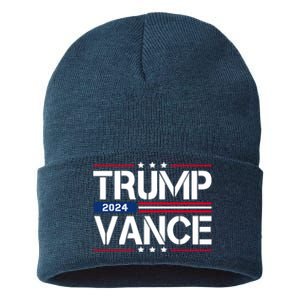 Trump Vance 2024 Usa Election Sustainable Knit Beanie