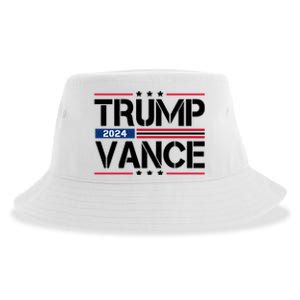 Trump Vance 2024 Usa Election Sustainable Bucket Hat