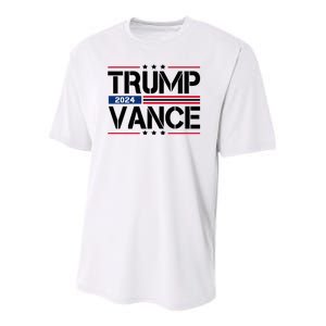 Trump Vance 2024 Usa Election Youth Performance Sprint T-Shirt