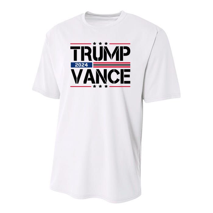 Trump Vance 2024 Usa Election Youth Performance Sprint T-Shirt