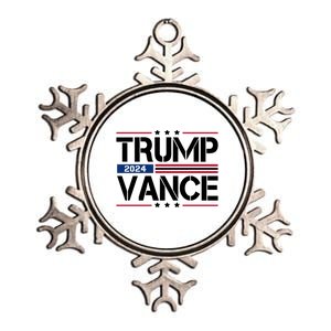 Trump Vance 2024 Usa Election Metallic Star Ornament