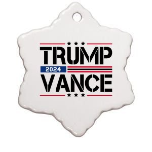 Trump Vance 2024 Usa Election Ceramic Star Ornament