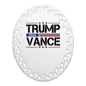 Trump Vance 2024 Usa Election Ceramic Oval Ornament