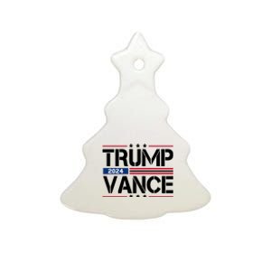 Trump Vance 2024 Usa Election Ceramic Tree Ornament