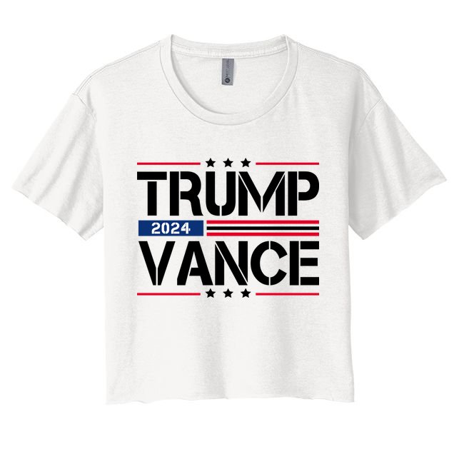 Trump Vance 2024 Usa Election Crop Top
