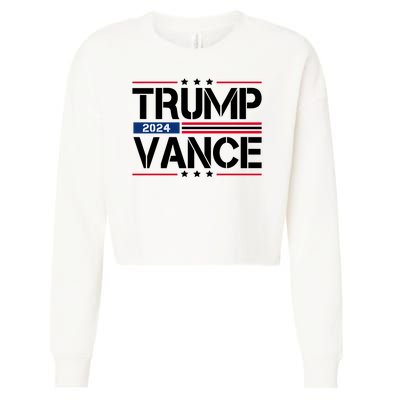 Trump Vance 2024 Usa Election Cropped Pullover Crew