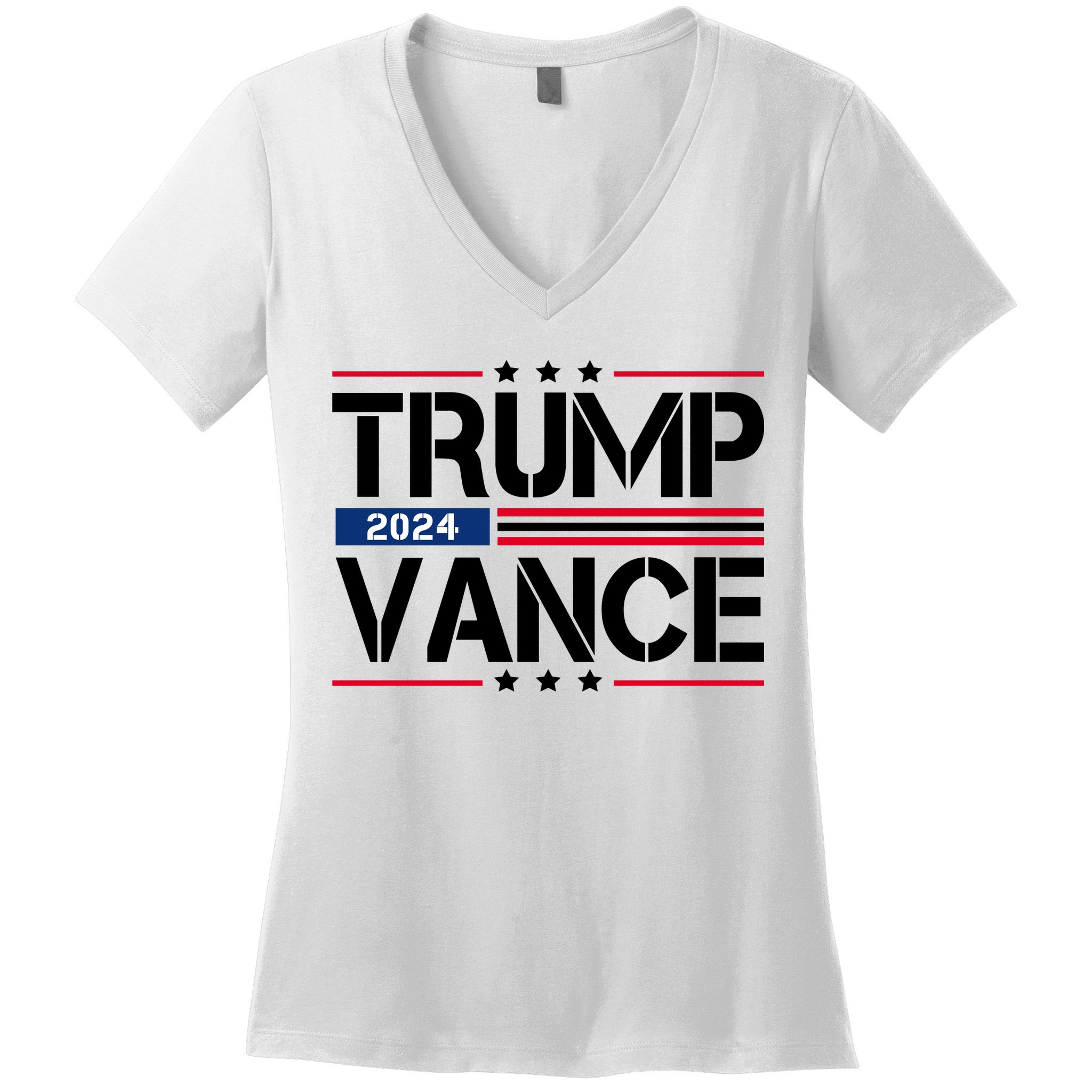 Trump Vance 2024 Usa Election Women's V-Neck T-Shirt