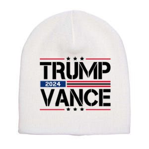 Trump Vance 2024 Usa Election Short Acrylic Beanie