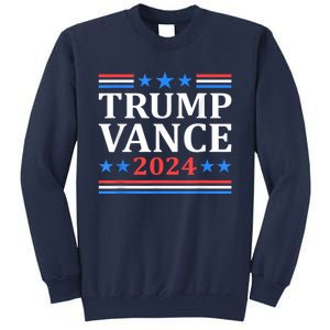 Trump Vance 2024 Retro Stripe Trump Jd Vance Sweatshirt