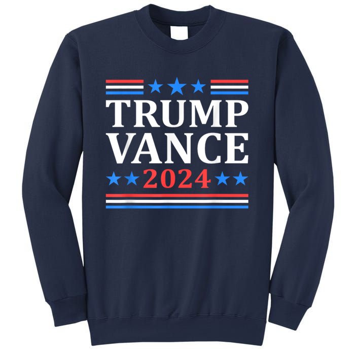 Trump Vance 2024 Retro Stripe Trump Jd Vance Sweatshirt