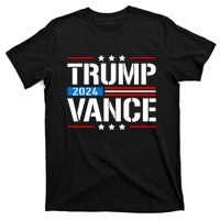 Trump Vance 2024 Vote Trump Retro Vintage Usa Flag Style T-Shirt