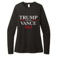 Trump Vance 2024 Womens CVC Long Sleeve Shirt