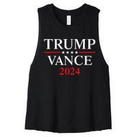 Trump Vance 2024 Women's Racerback Cropped Tank