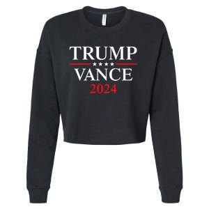 Trump Vance 2024 Cropped Pullover Crew