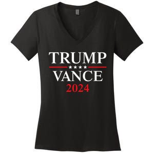 Trump Vance 2024 Women's V-Neck T-Shirt