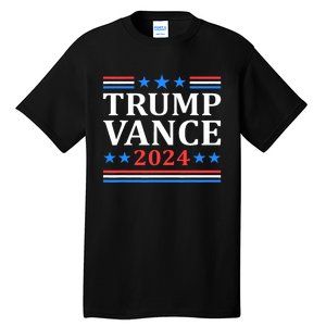 Trump Vance 2024 For President Vp Usa Election Patriotic Tall T-Shirt