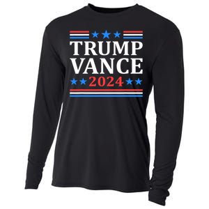 Trump Vance 2024 For President Vp Usa Election Patriotic Cooling Performance Long Sleeve Crew