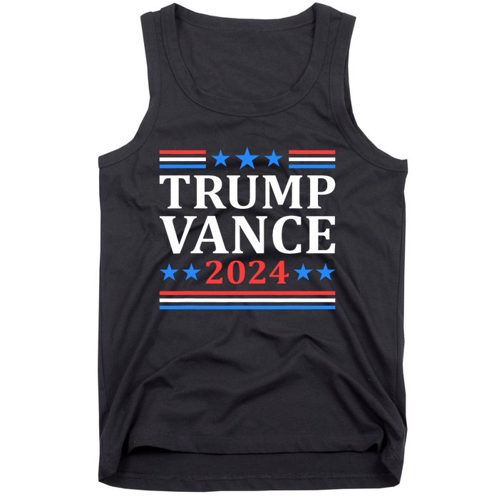 Trump Vance 2024 For President Vp Usa Election Patriotic Tank Top