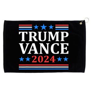 Trump Vance 2024 For President Vp Usa Election Patriotic Grommeted Golf Towel