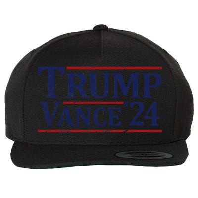 Trump Vance 24 Vintage 2024 Wool Snapback Cap