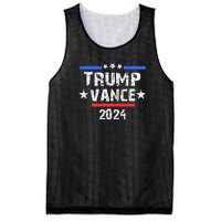 Trump Vance 2024 Us Flag Vintage Mesh Reversible Basketball Jersey Tank