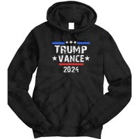 Trump Vance 2024 Us Flag Vintage Tie Dye Hoodie