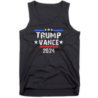 Trump Vance 2024 Us Flag Vintage Tank Top