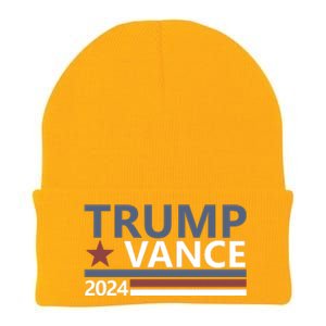 Trump Vance 2024 For President Vp Usa Election Patriotic Knit Cap Winter Beanie