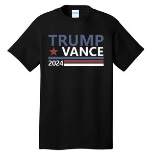 Trump Vance 2024 For President Vp Usa Election Patriotic Tall T-Shirt