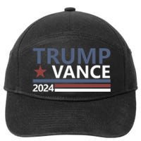 Trump Vance 2024 For President Vp Usa Election Patriotic 7-Panel Snapback Hat