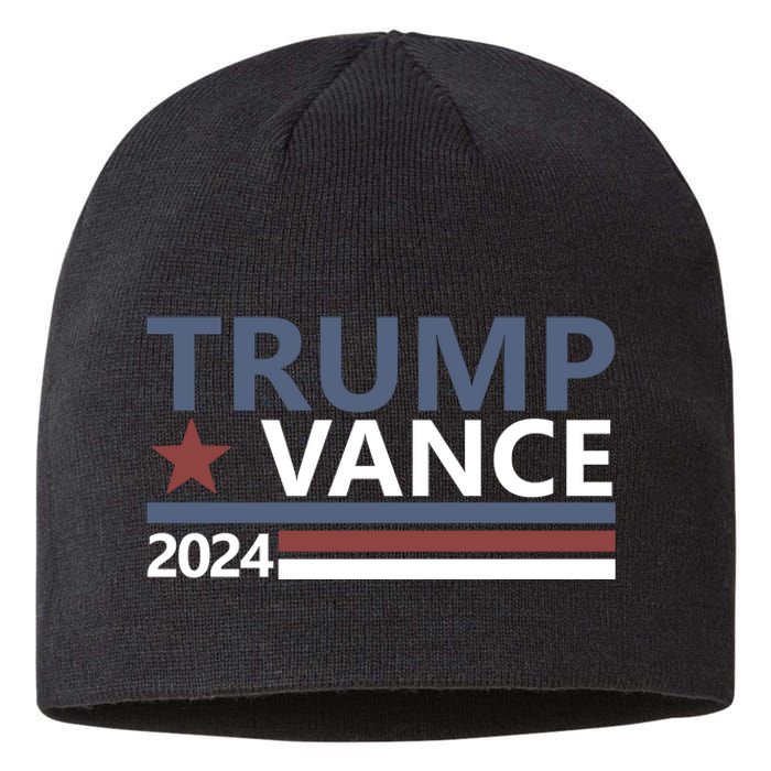 Trump Vance 2024 For President Vp Usa Election Patriotic Sustainable Beanie