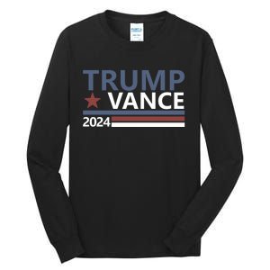 Trump Vance 2024 For President Vp Usa Election Patriotic Tall Long Sleeve T-Shirt