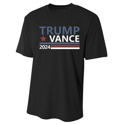 Trump Vance 2024 For President Vp Usa Election Patriotic Performance Sprint T-Shirt