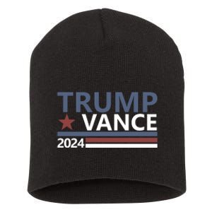 Trump Vance 2024 For President Vp Usa Election Patriotic Short Acrylic Beanie