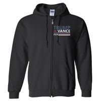 Trump Vance 2024 For President Vp Usa Election Patriotic Full Zip Hoodie