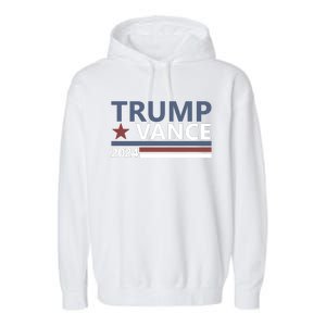 Trump Vance 2024 For President Vp Usa Election Patriotic Garment-Dyed Fleece Hoodie